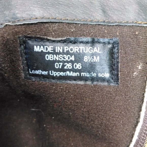 LL BEAN - Brown Leather Boots - Womens Lined - Size 8 1/2 - Distressed Look - Picture 8 of 10